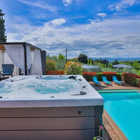 Toscana - Piscina Privata E Jacuzzi -certaldo Villa *